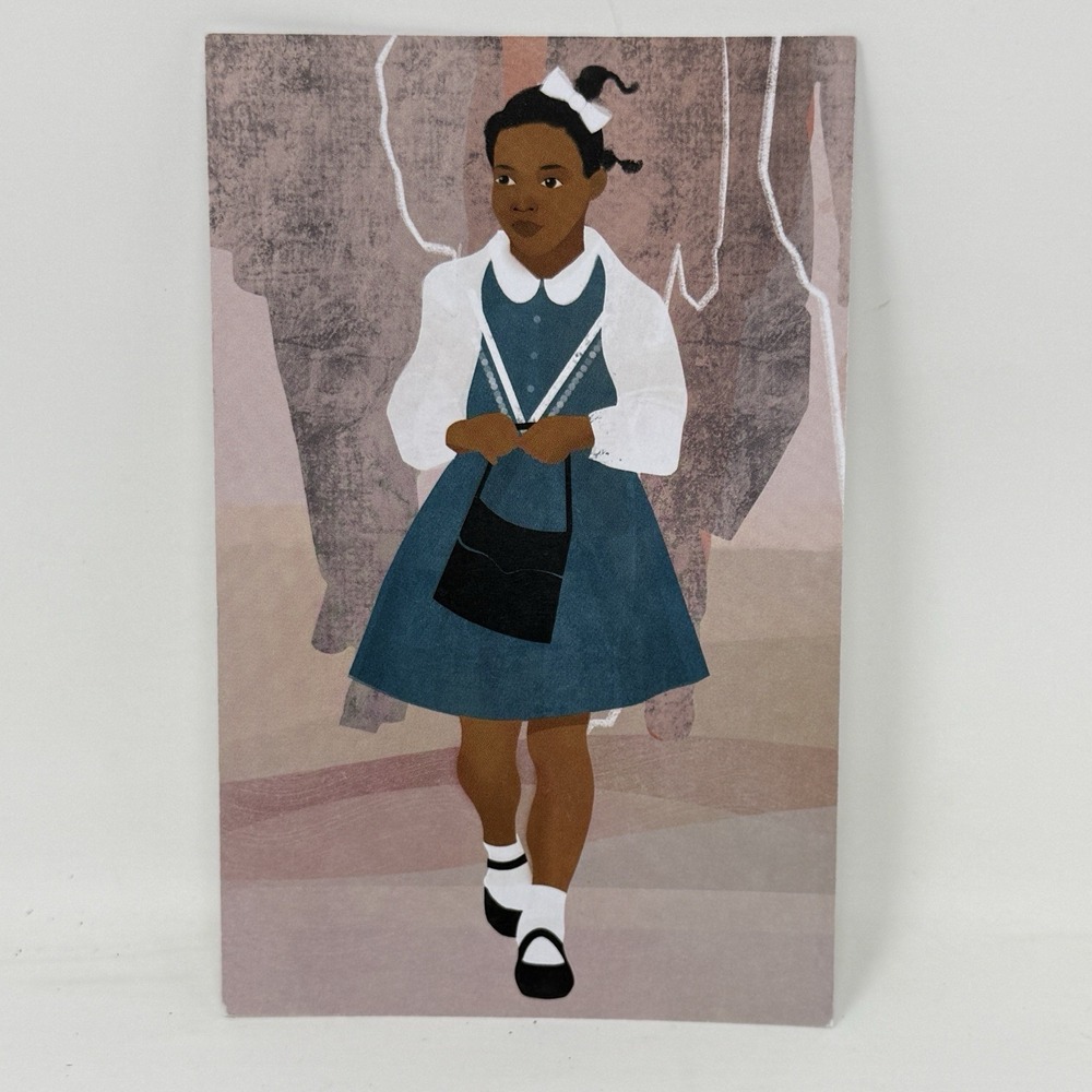 Postcard Ruby Bridges - Brave Black First --- UNPOSTED  Smithsonian 2020